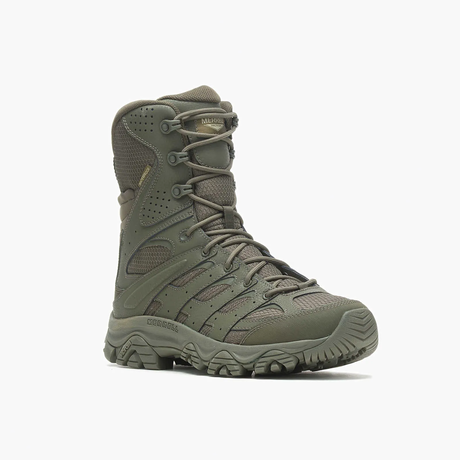 Moab 3 8" Zip Men's Tactical Work Boots Tactical Dark Olive