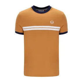 Sergio Tacchini Supermac T-Shirt Tan/Navy