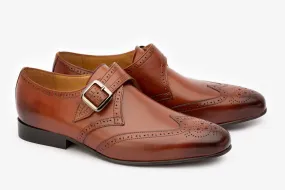 Wingcap Brogue Single Strap Monk